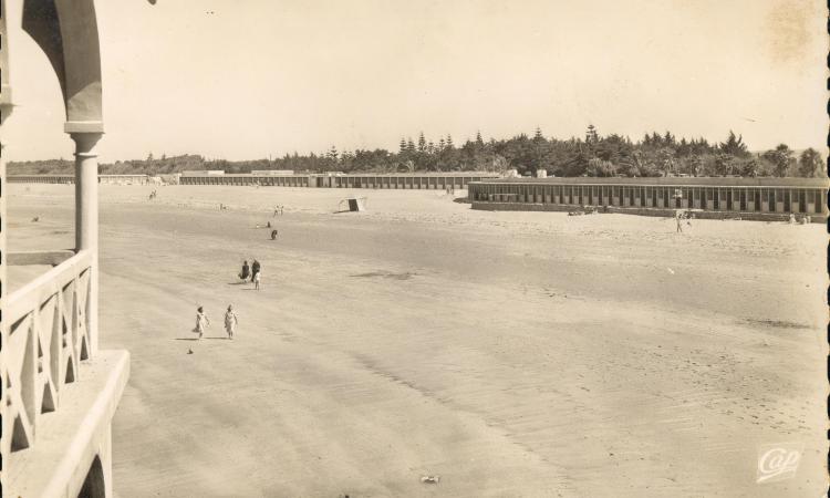 Plage vue du casino